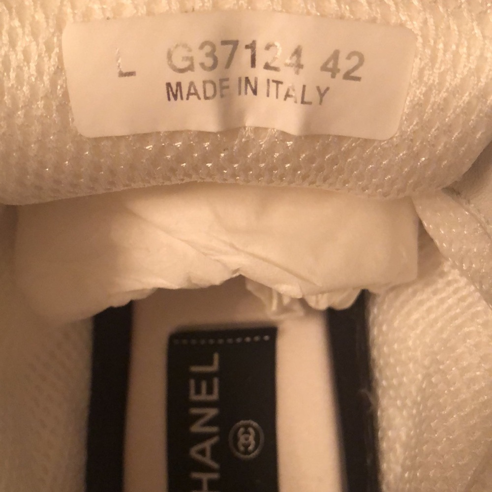 Chanel CC Logo Cloth Trainers - Picture 10 of 15